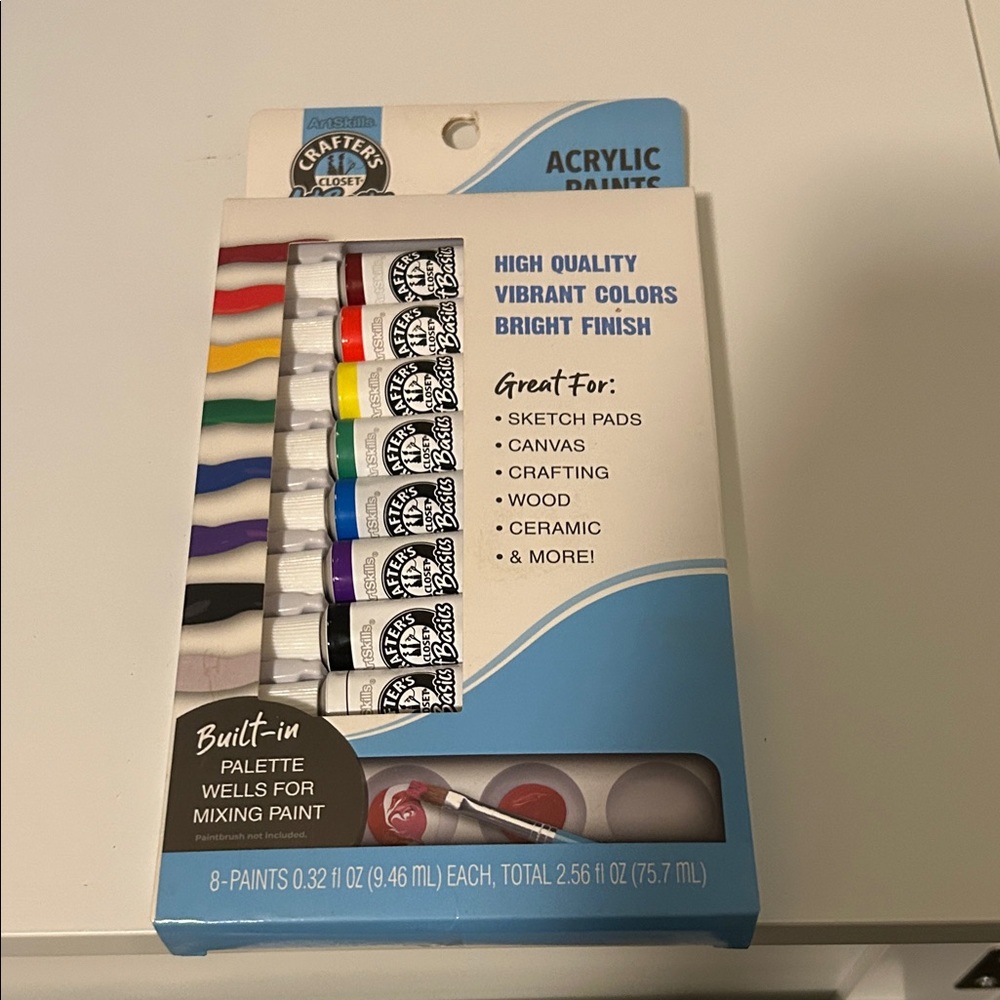 Craft Acrylic Paint Set - Vibrant Colors